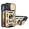 Miniatyrbilde 6 av 11: iPhone 12 Pro - Ultimat Skydd med Multifunktionell Ringhållare Svart