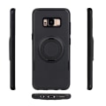 Miniatyrbillede 2 af 11: Galaxy S8 - Carbon silikonecover med ringholder FLOVEME Blå Blå