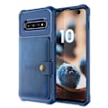 Miniatyrbillede 4 af 11: Samsung Galaxy S10+ - Praktiskt Slittåligt Skal med Kortfack Grön