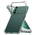 Pikkukuva 1 / 11: Samsung Galaxy S21 FE - Tunt Genomskinligt Krockkuddeskal Transparent