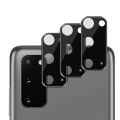 Pikkukuva 2 / 11: Samsung Galaxy S20 Kameralinsskydd Härdat glas Titanlegeringsram Svart/Grå