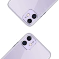 Miniatyrbillede 9 af 11: iPhone 11 3-PACK Bakre Kameralins Skärmskydd 9H 2.5D FullCover Transparent/Genomskinlig