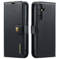 Samsung Galaxy S23 Plus - Lyxigt 2-i-1 Läderfodral Svart