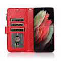 Miniatyrbild 10 av 11: Samsung Galaxy S21 Ultra - Plånboksfodral Grön