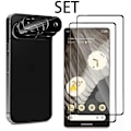 Pikkukuva 2 / 11: Google Pixel 9 - 2.5D Framsida Svart + Kameraskydd i 1 Set