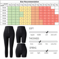 Miniatyrbilde 9 av 11: Yogashort Yogabyxor Tränings Leggings Flera Längder Svart M