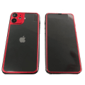 Miniatyrbillede 7 af 11: iPhone 11 Skärmskydd Fram- & Baksida Aluminium 9H HD-Clear Black Svart