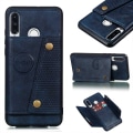 Miniatyrbild 5 av 11: Huawei P30 Lite - Praktiskt Retro Skal med Kortfack Svart
