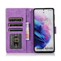 Miniatyrbillede 10 af 11: Samsung Galaxy S21 - LEMAN Wallet etui Ljusblå