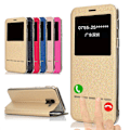 Miniatyrbillede 2 af 9: Smartfodral med Fönster & Svarsfunktion till Samsung Galaxy J6 Svart Svart