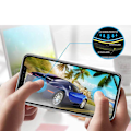 Pikkukuva 6 / 11: iPhone X/XS 3-PACK FullCover Anti-Spy Skärmskydd 9H Svart