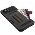 Miniatyrbilde 11 av 11: iPhone 11 Pro Max - Genomtänkt Skal med Korthållare Svart
