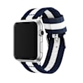 Pikkukuva 5 / 11: Stilrent Armband i Nylon till Apple Watch 42mm 3/2/1 Blå/Grön