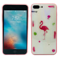 Miniatyrbild 3 av 8: Elegant Skyddskal till iPhone 8 Plus (Härdat glas) Flamingo Flamingo