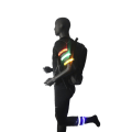 Miniatyrbilde 3 av 11: Effektfull LED Reflexarmband Röd