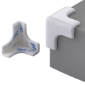 Pikkukuva 7 / 11: 4-PACK & 8-PACK Självhäftande Hörnskydd Babysäkerhet 4-PACK Grå