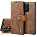 Miniatyrbillede 1 af 11: Samsung Galaxy A53 5G - Praktiskt 2-i-1 Fodral i Elegant Design Brun