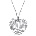 Stilrent Ängelvings Halsband Silver