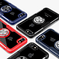 Miniatyrbillede 1 af 10: Skal med Ringhållare - iPhone SE 2022 Blå/Blå
