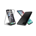 Miniatyrbillede 3 af 11: iPhone 11 - Mattbehandlat Skyddsskal & 2.5-D Skärmskydd Svart