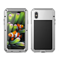Miniatyrbild 9 av 11: HEAVY DUTY-fodral (Stryktålig) Aluminum för iPhone XR Vit Vit