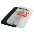Miniatyrbild 4 av 7: Flamingo - Retroskal av silikon för iPhone X/XS Flamingo