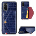 Miniatyrbilde 1 av 11: Samsung Galaxy S20 - Skal med Korthållare Blue Blå