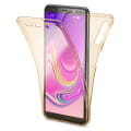 Pikkukuva 1 / 11: Samsung A50 | 360° TPU Silikonfodral | Heltäckande Skydd Guld