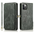 Pikkukuva 7 / 11: iPhone 14 Pro Max - Genomtänkt Läckert Fodral, 8 Kortfack Brun