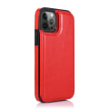 Pikkukuva 1 / 11: Elegant Skyddande läderfodral för iPhone 15 Pro Max Red