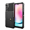 Miniatyrbillede 10 af 11: Samsung Galaxy A14 5G - Exklusivt Skyddande Skal med Kortfack Svart