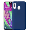 Pikkukuva 6 / 11: Samsung Galaxy A40 - Skyddande Matt Silikonskal Svart