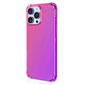 Pikkukuva 1 / 11: iPhone 16 Pro - Slitstarkt Skyddande Gradient Silikonskal Rosa/Lila