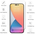 2-PACK iPhone 14 Pro Skärmskydd Standard HD 0,3mm Transparent