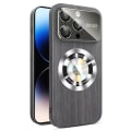 Miniatyrbilde 3 av 11: iPhone 11 pro max - Trätexturerat Magsafe Trådlöst Laddningsskal Brun