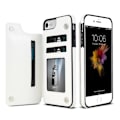 Miniatyrbillede 1 af 11: iPhone SE 2022 - NKOBEE Skal med Kortfack Vit