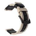 Miniatyrbillede 6 af 11: Samsung Galaxy Watch S3 Frontier - Slidstærkt nylonarmbånd Kaffe 20mm