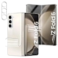 Miniatyrbillede 1 af 11: Samsung Galaxy Z Fold 6 - Komplett 4-in-1-skydd för skärm, baksida & kamera!