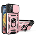 Pikkukuva 4 / 11: iPhone 12 Pro Max - Maxat Skydd och Stil - Armor Skal med Ringhållare Silver