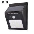 Miniatyrbild 10 av 11: Solcells PIR Automatisk Utomhusbelysning 30 LED