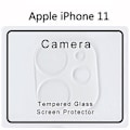 Pikkukuva 3 / 11: iPhone 11 3-PACK Bakre Kameralins Skärmskydd 9H 2.5D FullCover Transparent/Genomskinlig