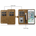 Miniatyrbilde 9 av 11: Dubbelt Plånboksfodral - iPhone SE 2020 Brun