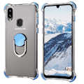 Pikkukuva 7 / 11: Samsung Galaxy A40 - Praktiskt Skyddande Silikonskal Ringh�llare Silver