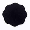 Självhäftande Nipple Cover Bekväm Svart Blomma