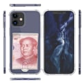 Pikkukuva 10 / 11: iPhone 12 - Skyddande Floveme Skal med Korthållare Transparent
