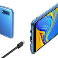 Miniatyrbild 3 av 7: Samsung Galaxy A7 2018 - Smart Skyddsskal i Silikon från FLOVEME Transparent/Genomskinlig