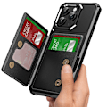 Miniatyrbilde 3 av 11: iPhone 12/12 Pro Plånboksfodral  Slimmad Design & Smart Kortförvaring