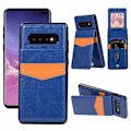 Miniatyrbilde 1 av 11: Samsung Galaxy S10 Plus - Praktiskt Stilsäkert Skal med Kortfack Blå
