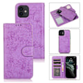 Pikkukuva 1 / 11: iPhone 12 Mini - Dubbelfunktion Plånboksfodral Lila