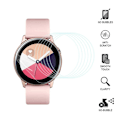 Miniatyrbild 3 av 11: Mjukt Skärmskydd PET 40mm R500 Galaxy Watch Active1 Svart
